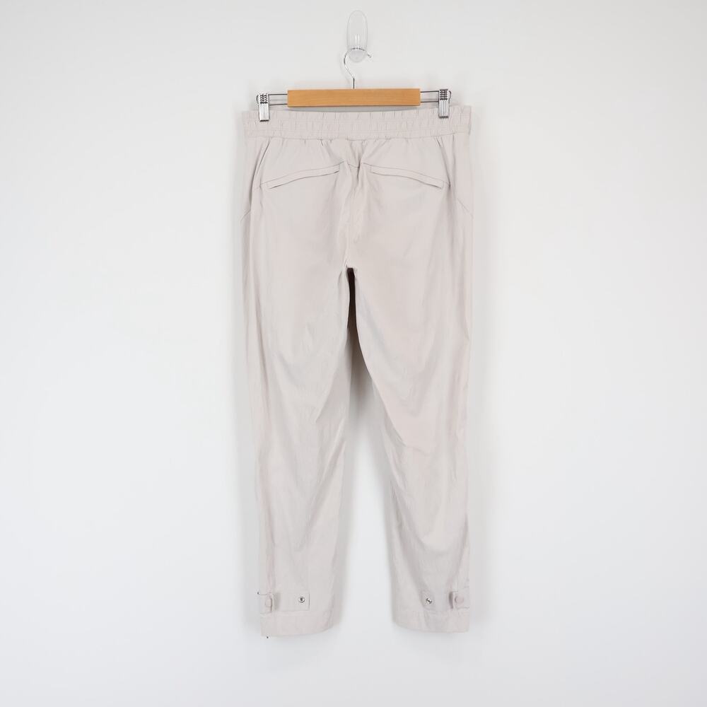 Athleta Trekkie Belted Pant Birch Grey Size 8 - Picture 6 of 8